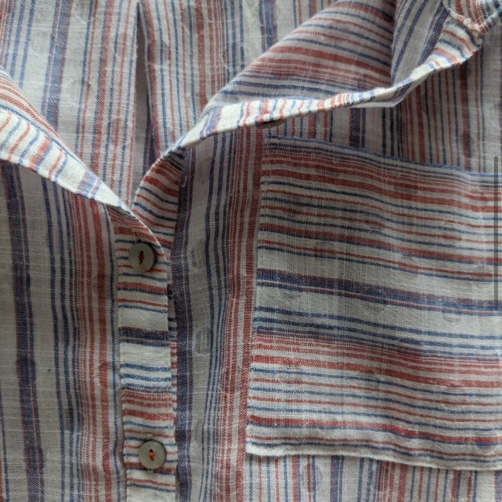 {Anthropologie} Maeve Oversized Button Up Shirt - Picture 7 of 8